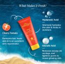Aqualogica Detan+ Smoothie Face Wash with Glycolic Acid & Cherry Tomato -100ml