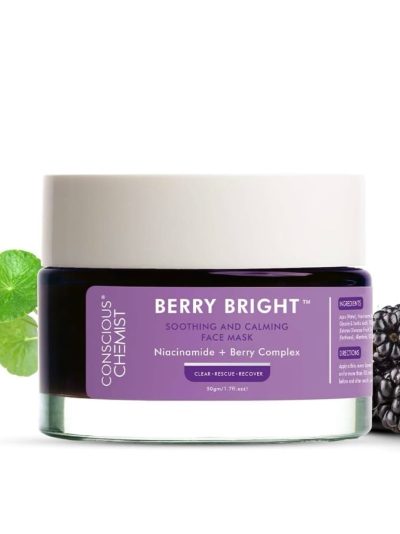 Conscious Chemist® Berry Bright Pore Refining & Brightening Face Mask | | 50g