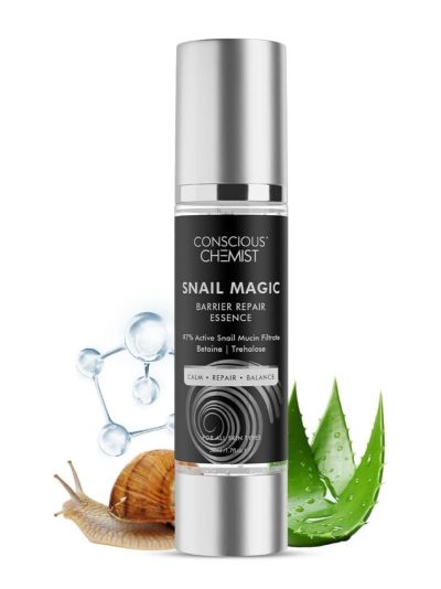 Conscious Chemist Snail Mucin Serum | 50ml | Barrier Repair Essence for Face- Snail Magic
