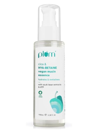 Plum Cica & HYA-BETAINE Vegan Mucin Essence | Intense Hydration, Soothing & Rejuvenation | | 100ml ‼️Exp:11/2026