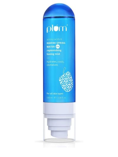 Plum 1% Marine Spring Water Replenishing Toning Mist Spray with Amino Acids | | Suits All Skin Types | 100ml
