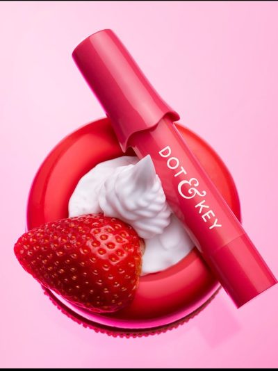 Dot & Key Meltie Lip Balm SPF 50+ With 2% Kojic & Vitamin C | | 4g (Strawberry glaze)