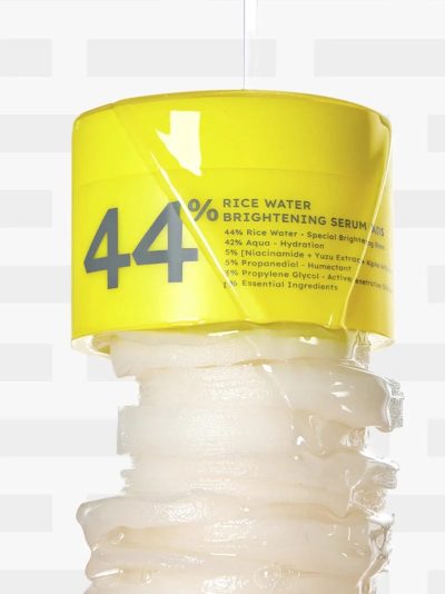 Hyphen 44% Rice Water Brightening Face Serum Pads | 5% Niacinamide & Alpha Arbutin to Reduces Dark Spots & Pigmentation | - 50N