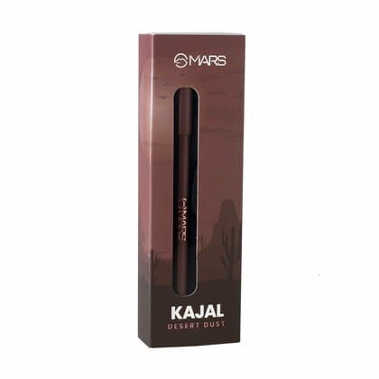 MARS Kajal Pencil Matte, Brown Won't Smudge Won't Budge, Long Stay & Waterproof, Smooth Glide, (07-Desert Dust),