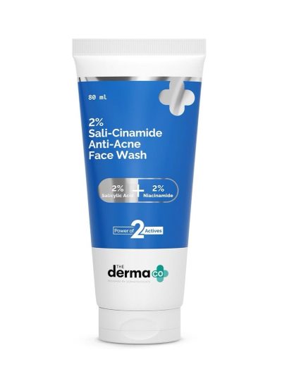 The Derma Co 2% Sali-Cinamide Anti-Acne Facewash - 80ml