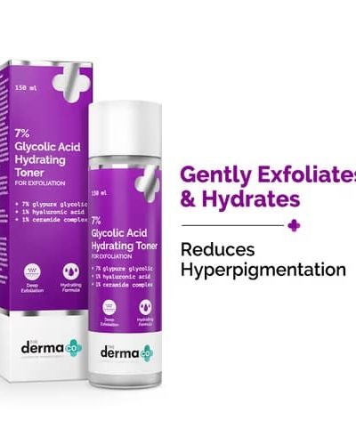 The Derma Co . 7% Glycolic Acid Hydrating Toner -150Ml