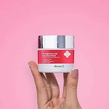 The Derma Co 2% Salicylic Acid Clay Face Mask for Men and Women for Acne & Blemish Prone Skin - 50 g - Image 3