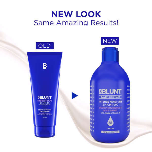 Bblunt Intense Moisture Shampoo with Jojoba and Vitamin E - 300 ml - Image 4