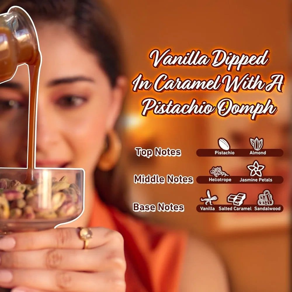 Plum Vanilla Caramello Perfume| Long-Lasting Gourmet Fragrance | | Vanilla, Caramel & Pistachio Notes. - Image 2