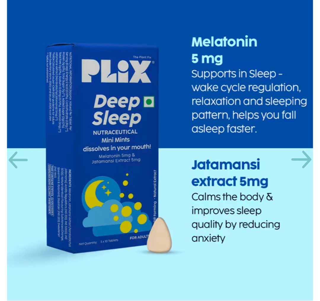 Plix Deep Sleep Mini mints for relaxation -30 tablets - Image 3