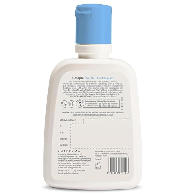 Cetaphil Facewash Cleanser-118ml - Image 2