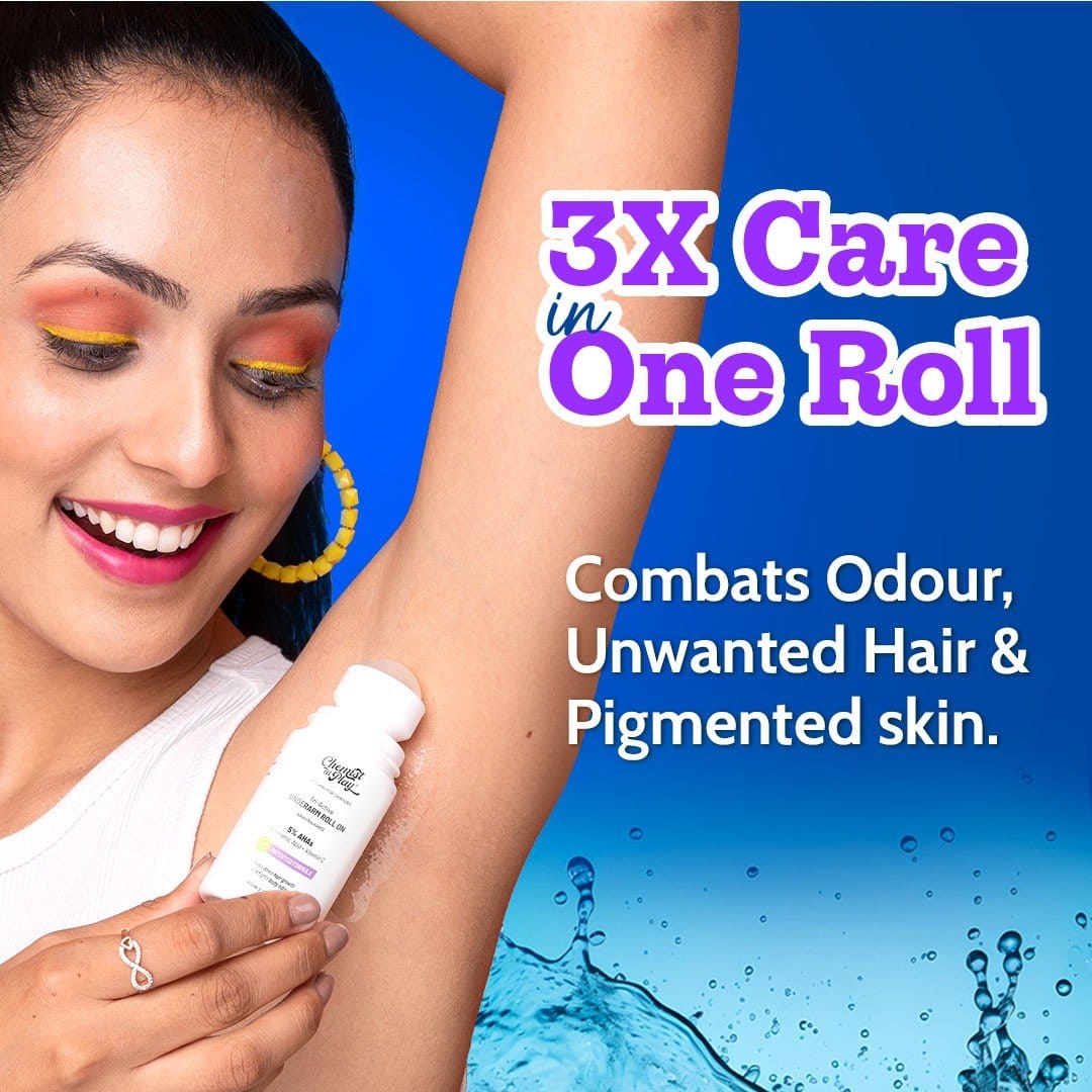 Chemist at play Tri-Active Underarm Roll On for Hair Growth Reduction 40 ml - Image 3