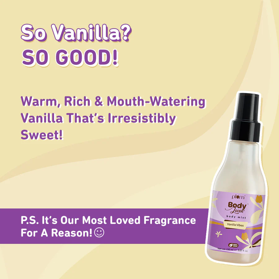 Vanilla Vibes Body Mist by Plum BodyLovin' - Image 6