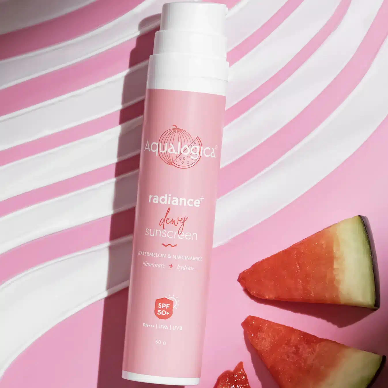 AAqualogica Dewy Sunscreen SPF 50 With Watermelon-50ml - Image 2