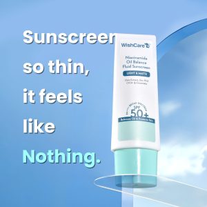 WishCare 5% Niacinamide Oil Balance Fluid Sunscreen | SPF50 PA++++