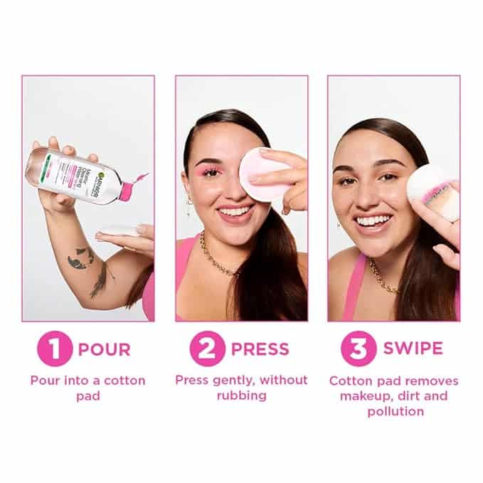 Garnier Micellar Cleansing Water, 125 ml - Image 4