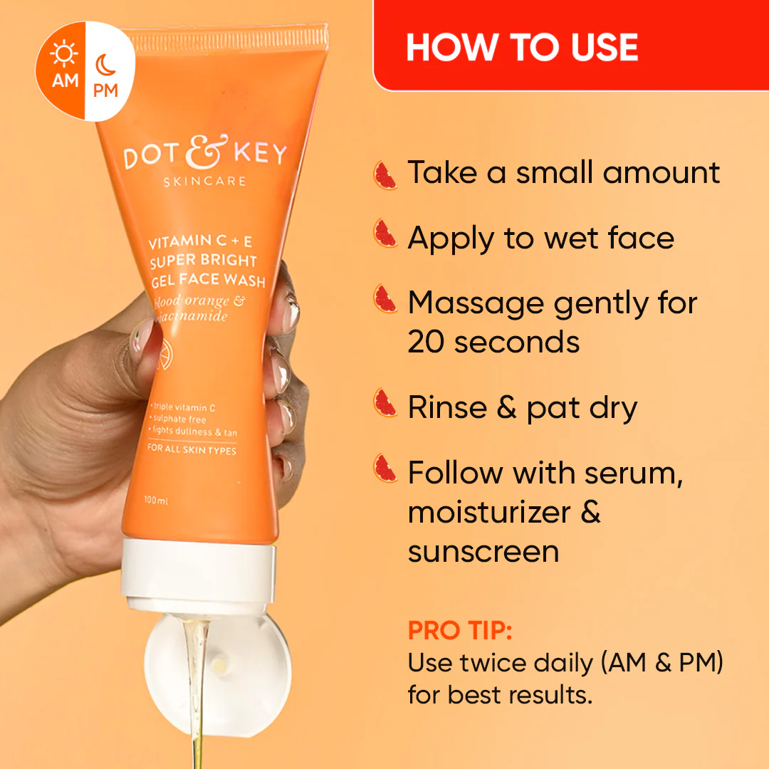 Dot & Key Vitamin C + E Gel Facewash - Image 6