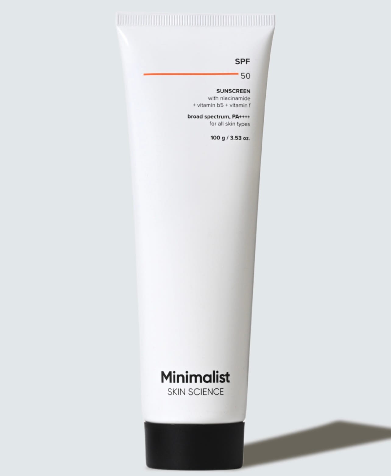 Minimalist Cream Sunscreen SPF 50 Lightweight With Multi-Vitamins, PA ++++ ||50g - Image 5