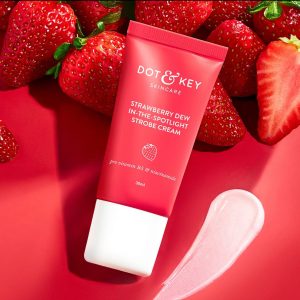 DOT & KEY Strawberry Dew Strobe Cream For Face Skin Radiance Cream- 30g