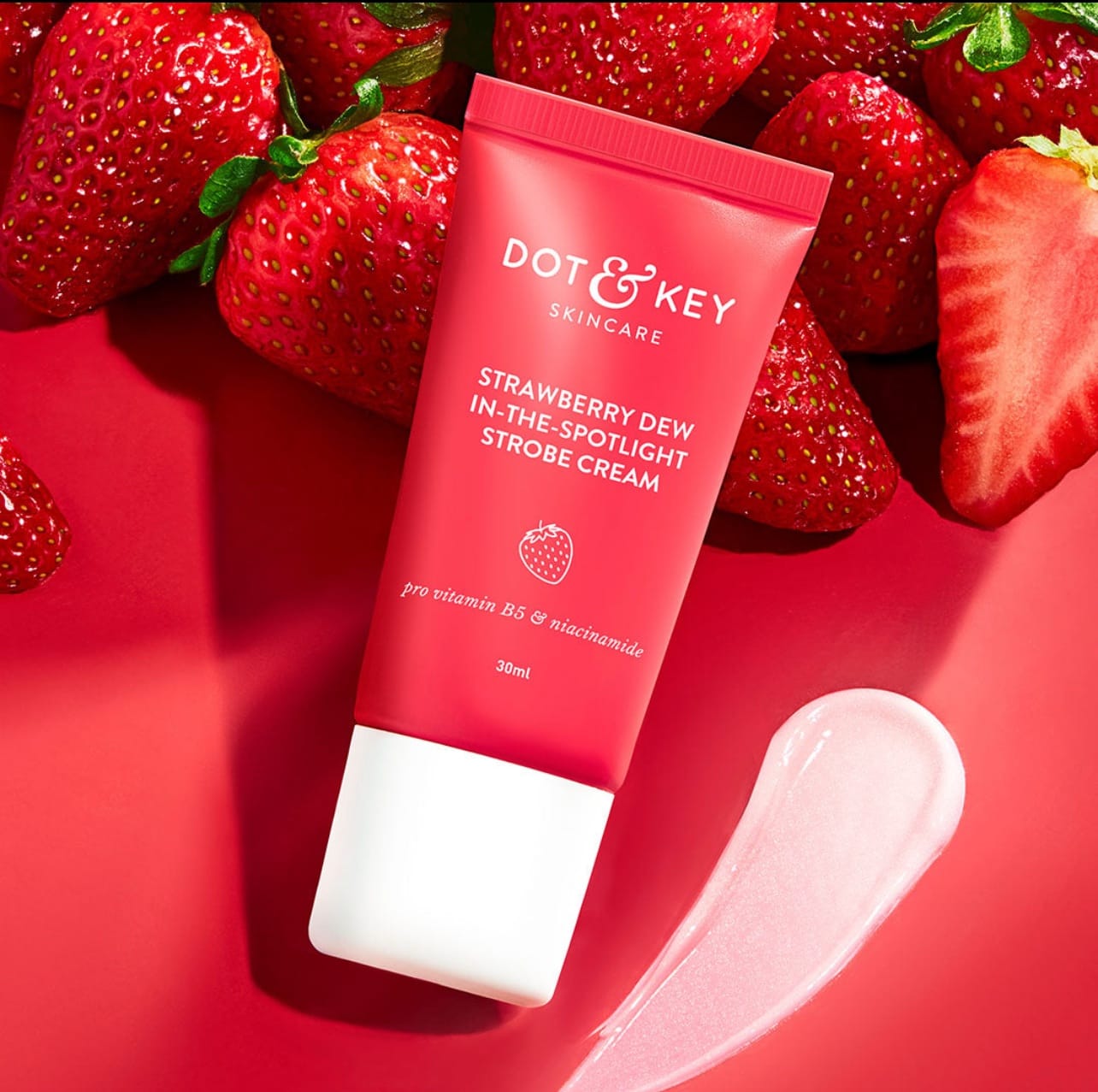 DOT & KEY Strawberry Dew Strobe Cream For Face Skin Radiance Cream- 30g