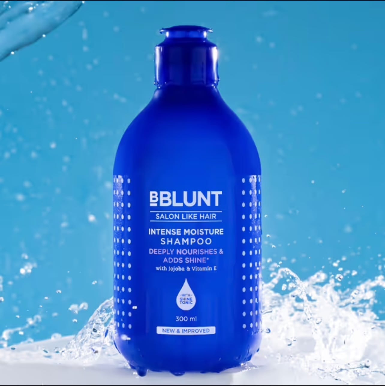Bblunt Intense Moisture Shampoo with Jojoba and Vitamin E - 300 ml