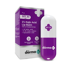 Dermaco 1% Kojic Acid Lip Balm With Alpha Arbutin & Hyaluronic Acid
