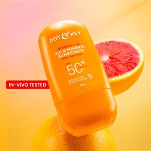 Dot & Key Vitamin C + E 100% Mineral Sunscreen In-Vivo Tested SPF 50+ PA++++ | | 50gm