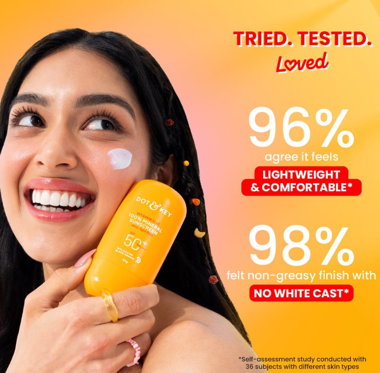 Dot & Key Vitamin C + E 100% Mineral Sunscreen In-Vivo Tested SPF 50+ PA++++ | | 50gm - Image 5