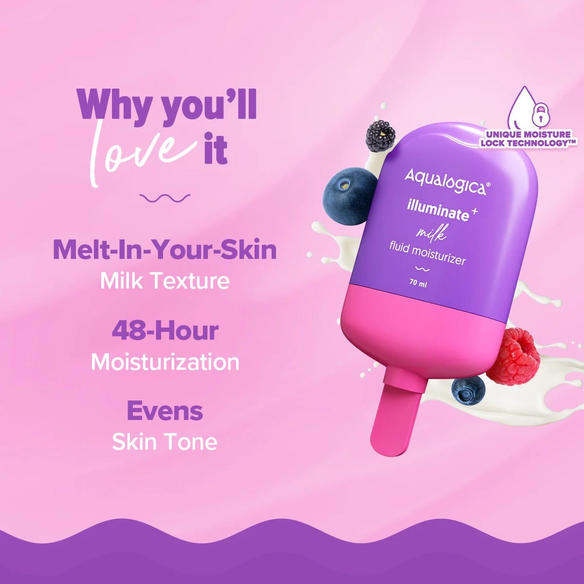 Illuminate+ Milk Fluid Moisturizer - 70ml - Image 4