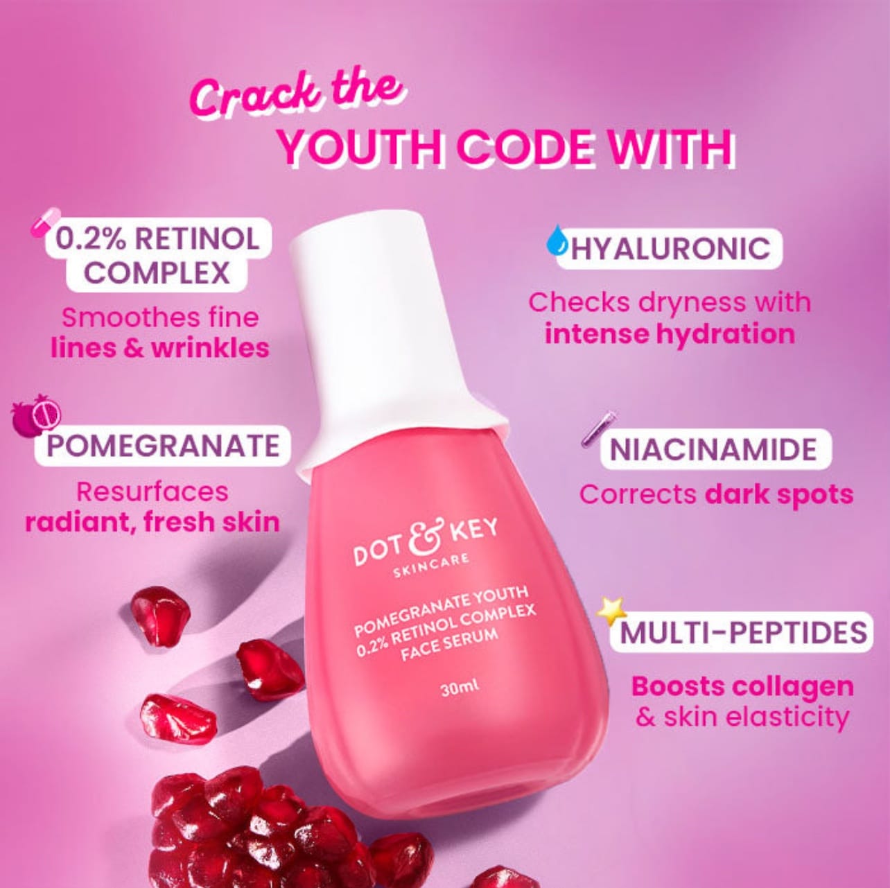 Dot & Key 0.2% Retinol Complex Face Serum | 30ml - Image 3