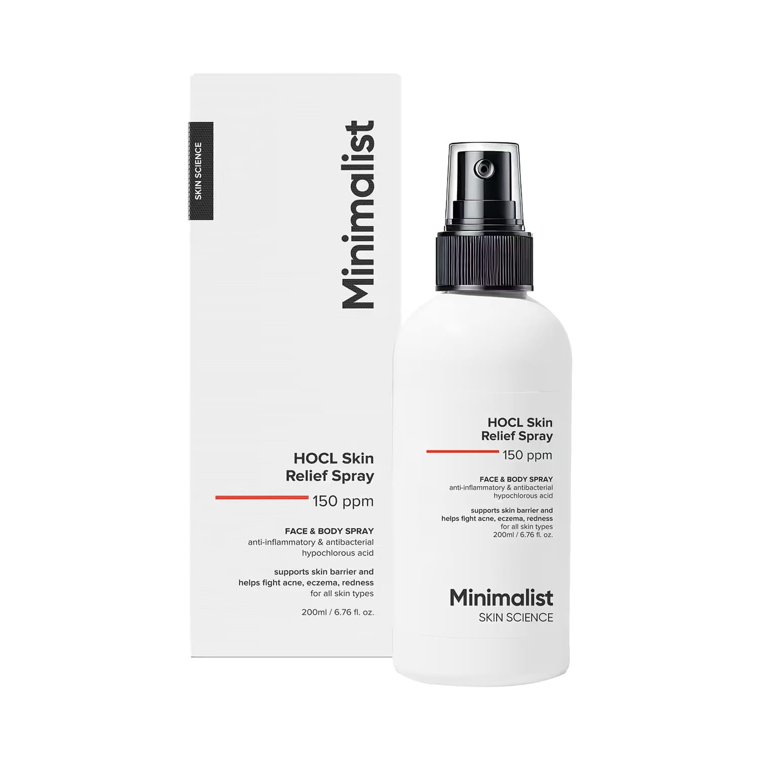 Minimalist Anti-Acne HOCL Face & Body Spray |Relief from Acne, Eczema & Redness-200 ml - Image 7