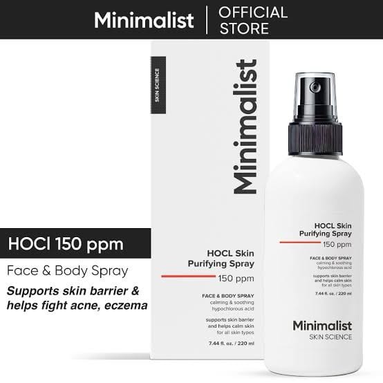 Minimalist Anti-Acne HOCL Face & Body Spray |Relief from Acne, Eczema & Redness-200 ml - Image 6