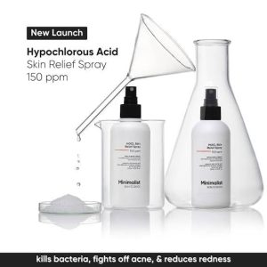 Minimalist Anti-Acne HOCL Face & Body Spray For Skin Relief | Soothing & Repairing Toner for Skin Barrier Support | Quick Relief from Acne Flare, Eczema & Redness with Hypochlorous Acid | | 200 ml