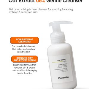 Minimalist Gentle Face Wash With 6% Oat Extract & Hyaluronic Acid -120 ML