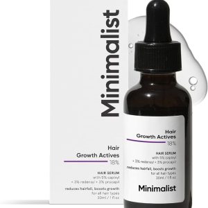 Minimalist Hair Growth Serum With 3% Redensyl,3%Anagain |Hair Fall Control-30ml