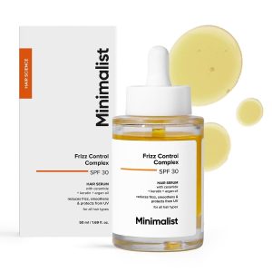 Minimalist Hair Serum for Dry Frizzy Hair with SPF 30, Keratin, Argan Oil & Ceramides| | 50 ml