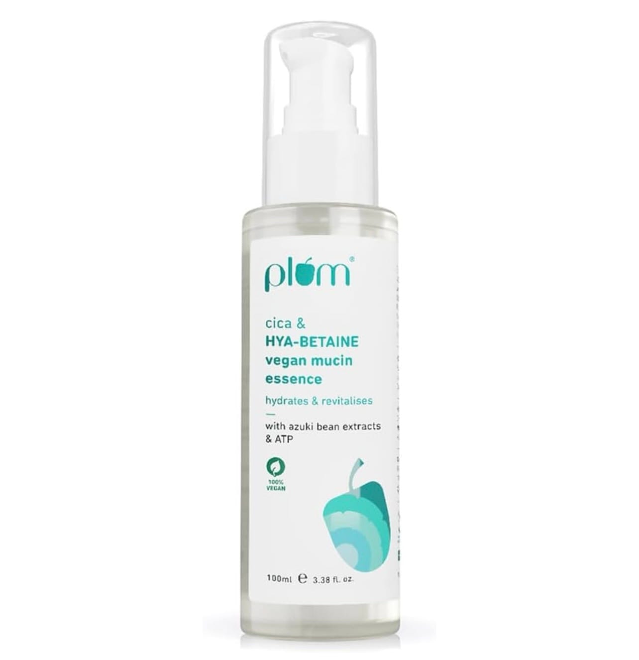 Plum Cica & HYA-BETAINE Vegan Mucin Essence | Intense Hydration, Soothing & Rejuvenation | | 100ml ‼️Exp:11/2026