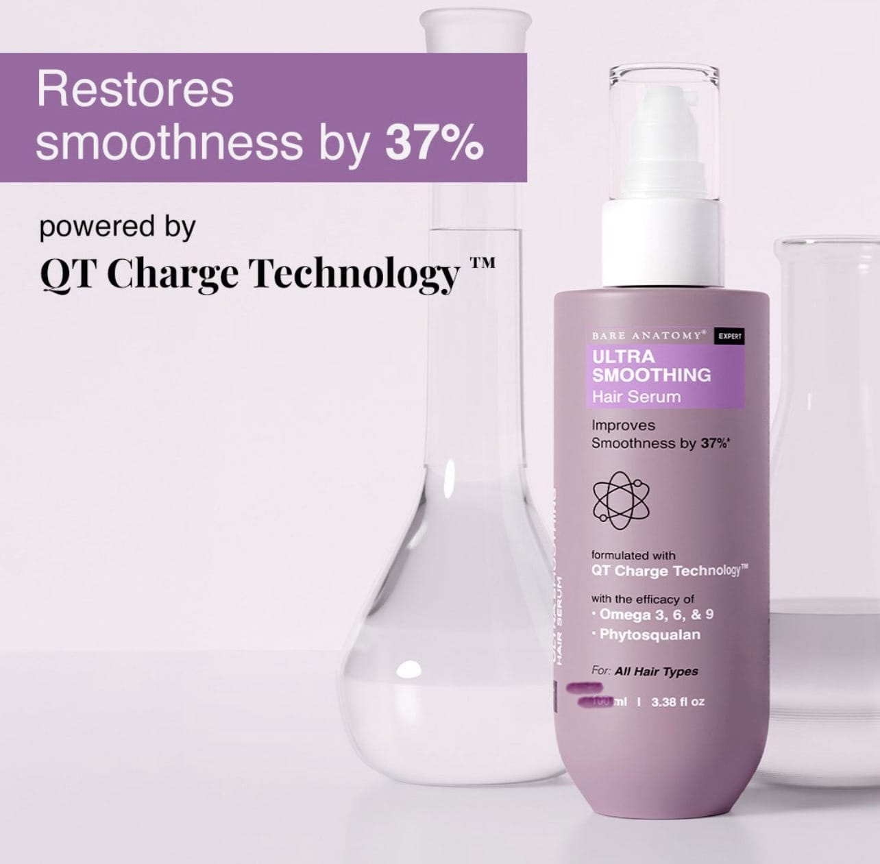 Bare Anatomy Ultra Smoothing Shampoo for Dry and Frizzy Hair | | 250ml - Image 7