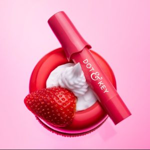 Dot & Key Meltie Lip Balm SPF 50+ With 2% Kojic & Vitamin C | | 4g (Strawberry glaze)