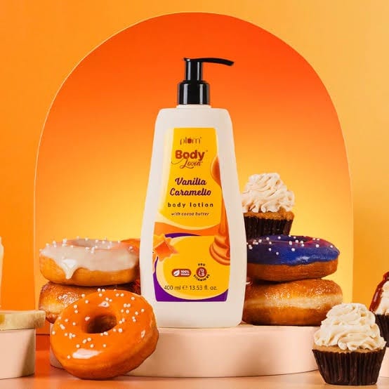 Plum Vanilla Caramello Body Lotion | Cocoa Butter & Vitamin B5 for Deep Moisturization | - Image 4
