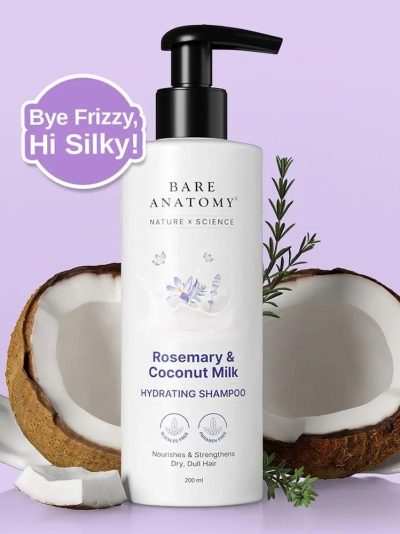 Bare Anatomy Rosemary & Coconut Milk Hydrating Shampoo 200ml