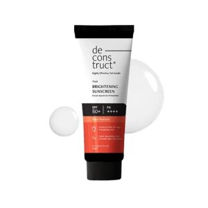 Deconstruct Fluid Brightening Sunscreen SPF 50+ PA++++ | Sunscreen with Niacinamide | Brightens Skin | 50g ‼️‼️exp:03/2027