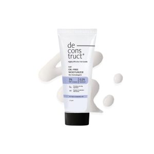 Deconstruct Oil-Free Moisturizer | Non Sticky, Lightweight, Non-Comedogenic & Fast-Absorbing | Tested for 72H Hydration | For Oily, Acne-Prone & Sensitive Skin |50g