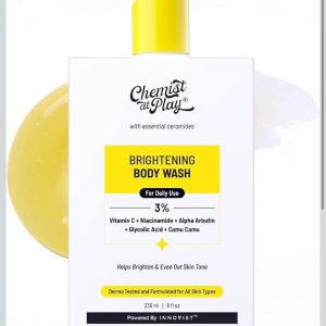 Chemist At Play Brightening Body Wash | Reduces Dark Spots, Tan | 236ml