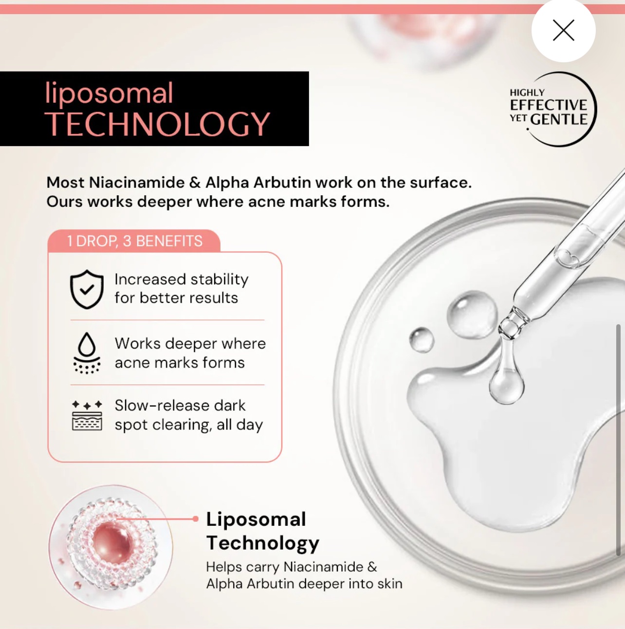 Deconstruct 5% Niacinamide Serum for Oily Skin + 2% Alpha Arbutin| | 30ML - Image 4