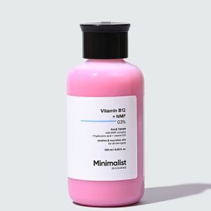 Minimalist Vitamin B12 + Hyaluronic Face Toner – Deep Hydration & Barrier Repair| | 120 ml