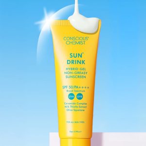 Conscious Chemist® Sunscreen SPF 50 PA++++ | with Hyaluronic Acid, Ceramides - 20g