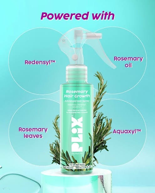 PLIX - THE PLANT FIX Rosemary Spray for Fuller & Promotes Hair Growth -100ml - Image 4