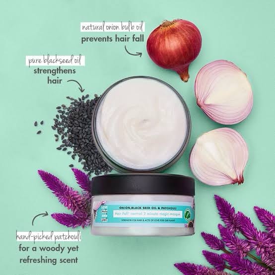 Love Beauty & Planet For All Hair Onion Black Seed & Patchouli Hair Mask, 200 millilitre - Image 3