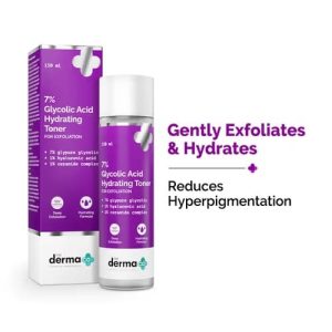 The Derma Co . 7% Glycolic Acid Hydrating Toner -150Ml